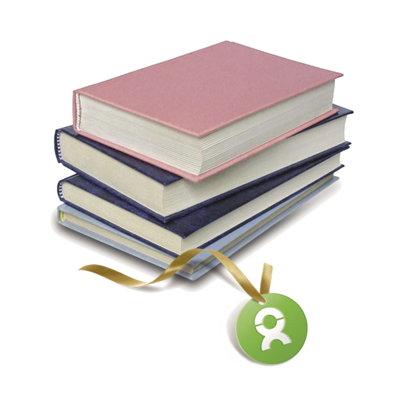 Beispiel Geschenk Spende Schulbücher: Grafik von einem Stapel Schulbücher 